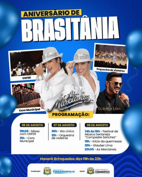 ANIVERSARIO DE BRASITANIA